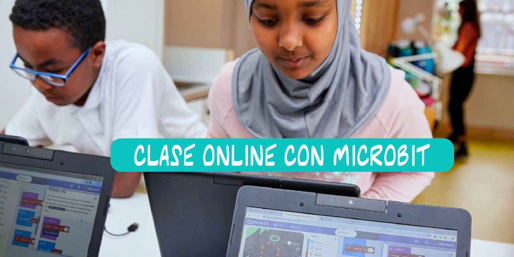 Crea una clase online con Microbit