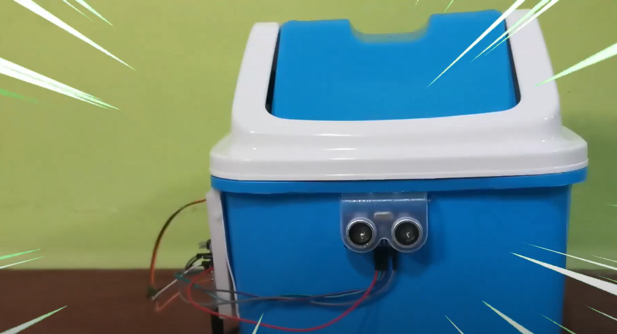 Cómo hacer un cubo de basura inteligente - DIY 