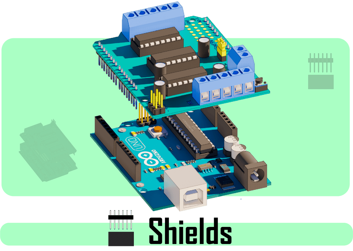 Input Shield Arduino SHIELD ARDUINO - ELECTRÓNICA DIY