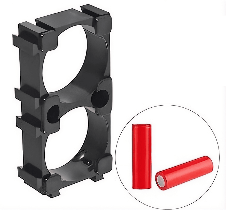 Soporte espaciador doble para batería 18650