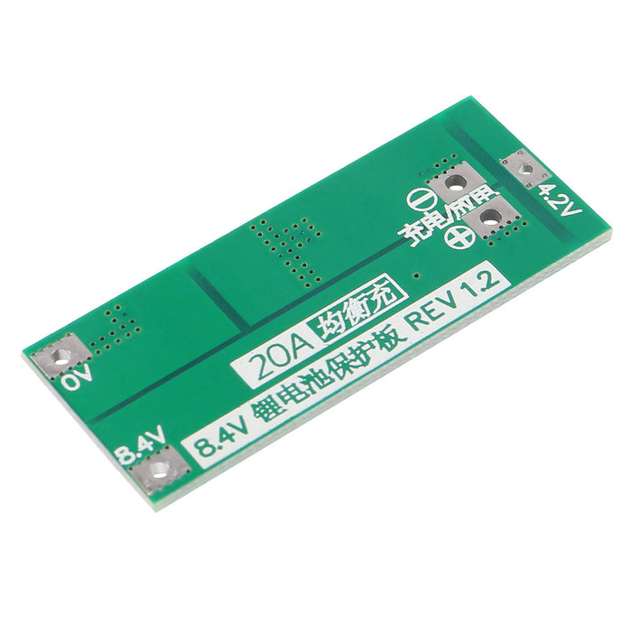 BMS de 2 Celdas 20 Amperios 8.4V