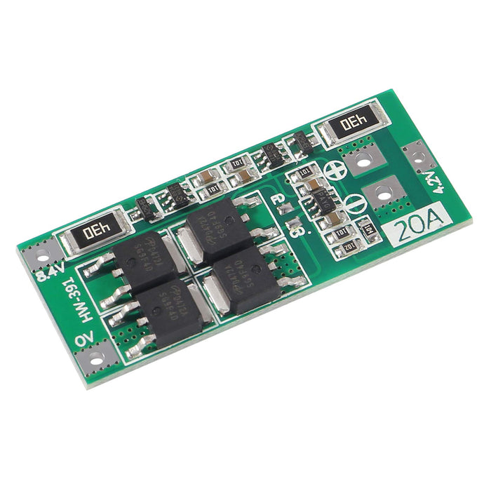 BMS de 2 Celdas 20 Amperios 8.4V