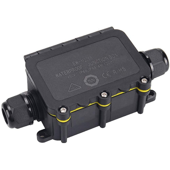 Caja IP68 de dos prensaestopas EW-2068-2T