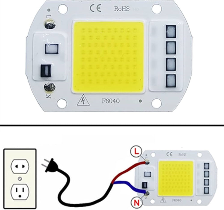 LED COB  30 Watts  110VAC Blanco frío