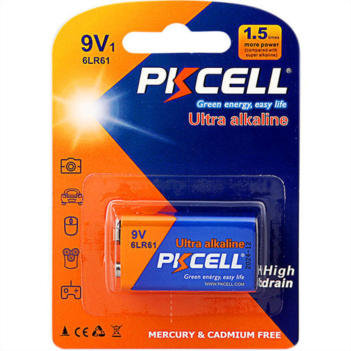 PKCELL batería Ultra Alcalina 9V Guatemala 