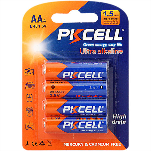 PKCELL Batería AA 1.5V Ultra Alcalina Guatemala
