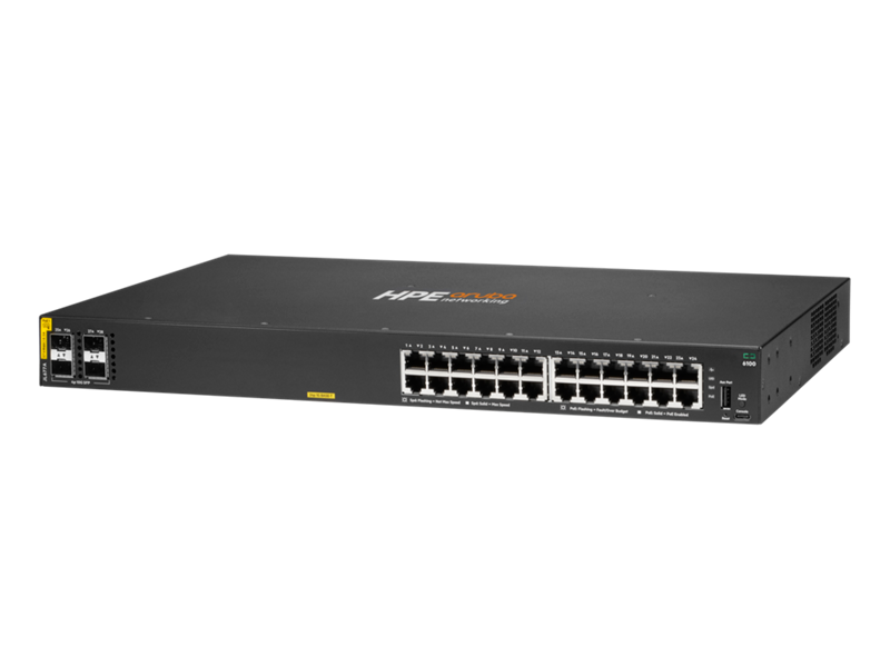 SWITCH  HPE 6100 24G CL 4 POE 4SFP (JL677A)