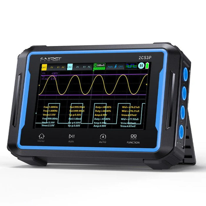 Osciloscopio de doble canal táctil FNIRSI® 2C53P