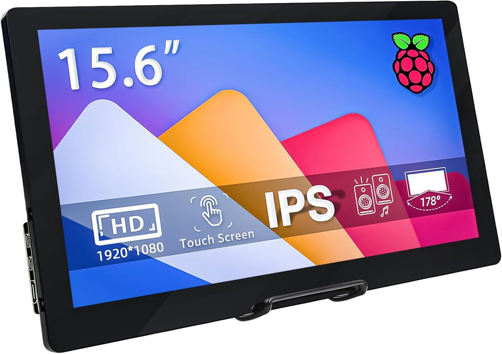 Monitor táctil IPS 15.6" Full HD  para Raspberry Pi y PC