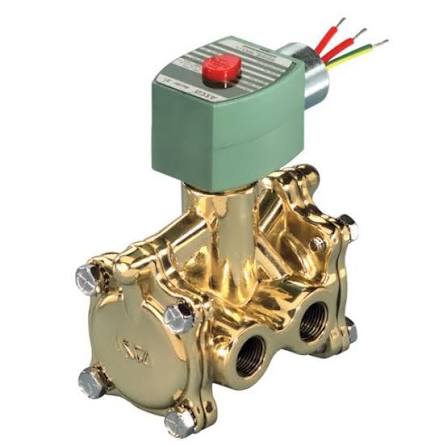 VALVULA SOLENOIDE DE AIRE ASCO 8316G074, 3/2 SERIES 8316, 120VAC, 60 HZ, 3/4", NC, 125 PSI