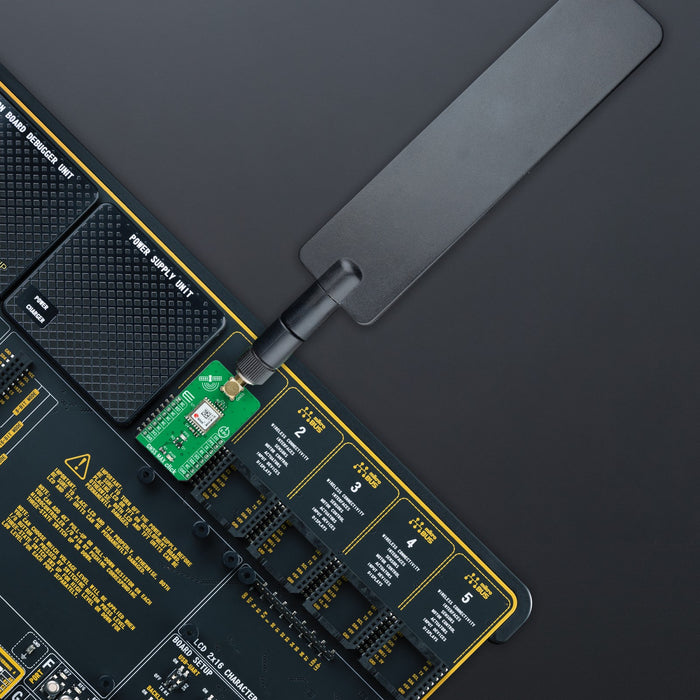 MikroE GNSS MAX Click con Receptor u-blox MAX-M10S para mikroBUS™