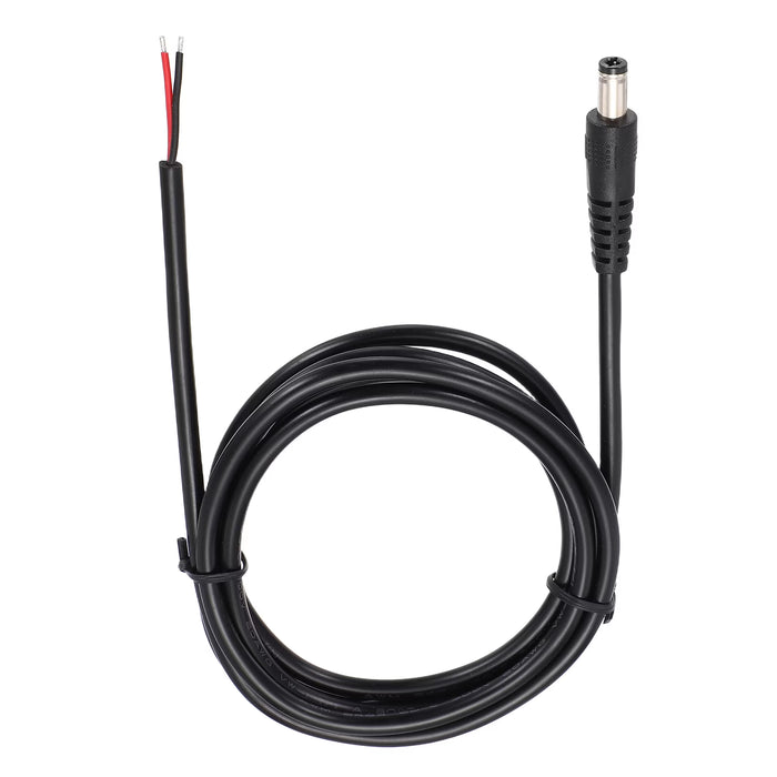 Cable de poder DC Jack macho 5521 - 1 metro de largo