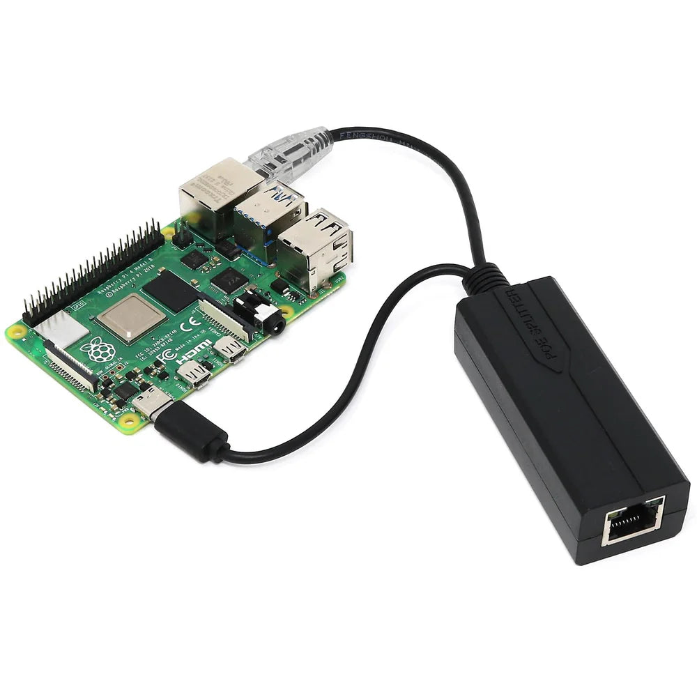 Internet Splitter Using Raspberry Pi PoE Splitter para Raspberry Pi 5