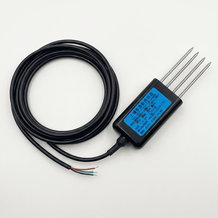 Sensor de Suelo 7 en 1 de Humedad, Temperatura, Conductividad (EC), pH y NPK con RS485 Modbus, 4-20mA y 0-5V