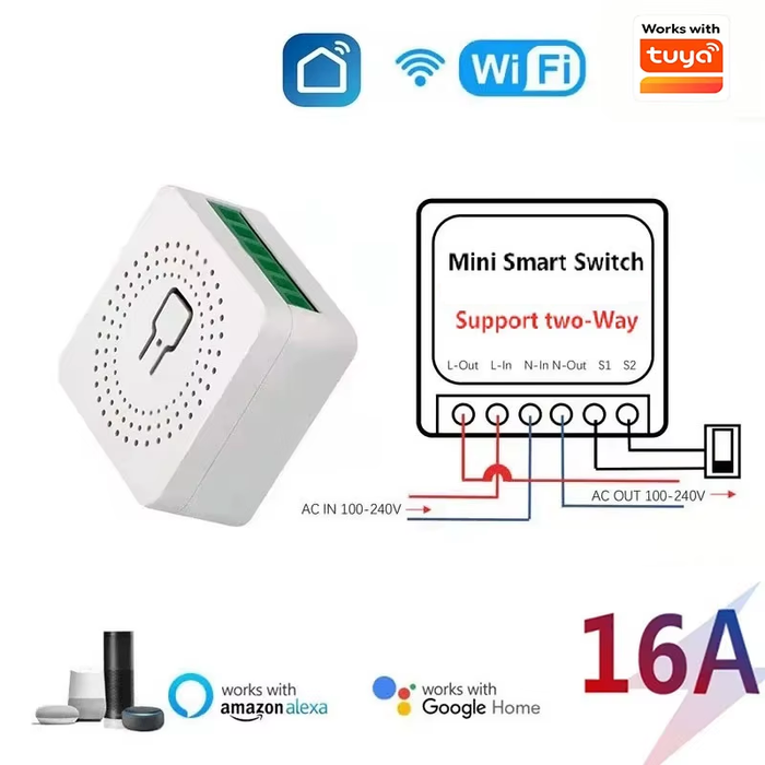Switch inteligente Wifi 16A 110V/220V