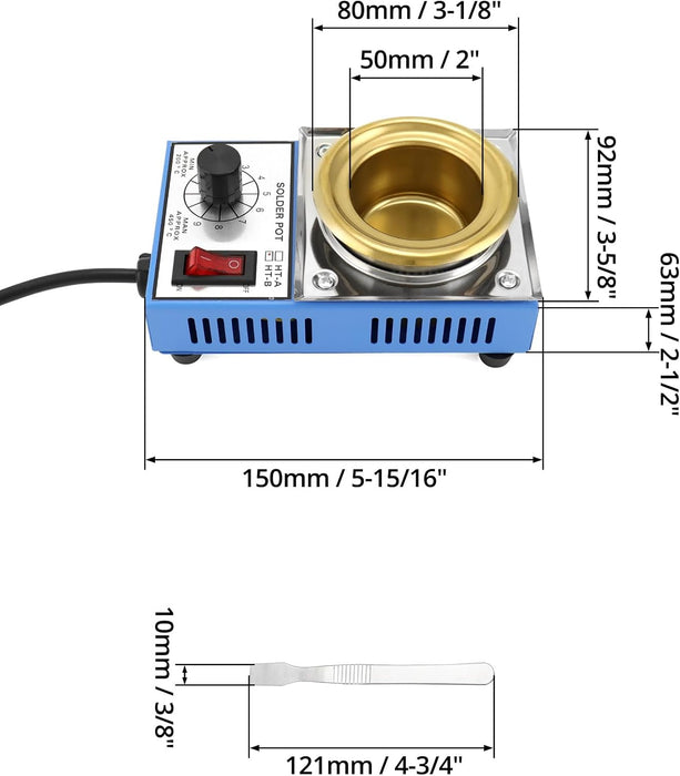 Olla para soldadura con estaño 150W 110V