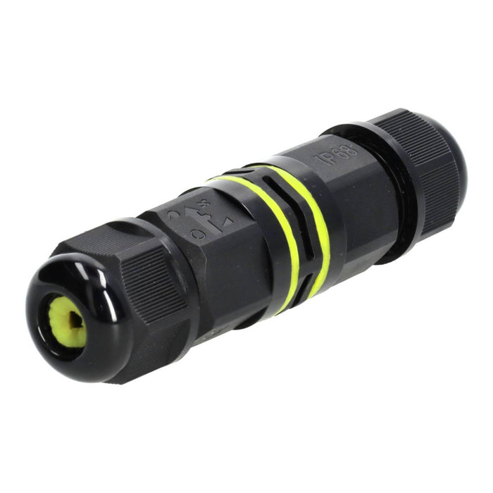 Conector impermeable IP68 4 vías con tornillo