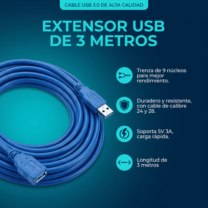 Extensión USB 3.0