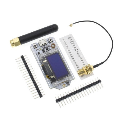 Tarjeta de desarrollo SX1262 ESP32 con display 0.96" frecuencia 868-915mhz
