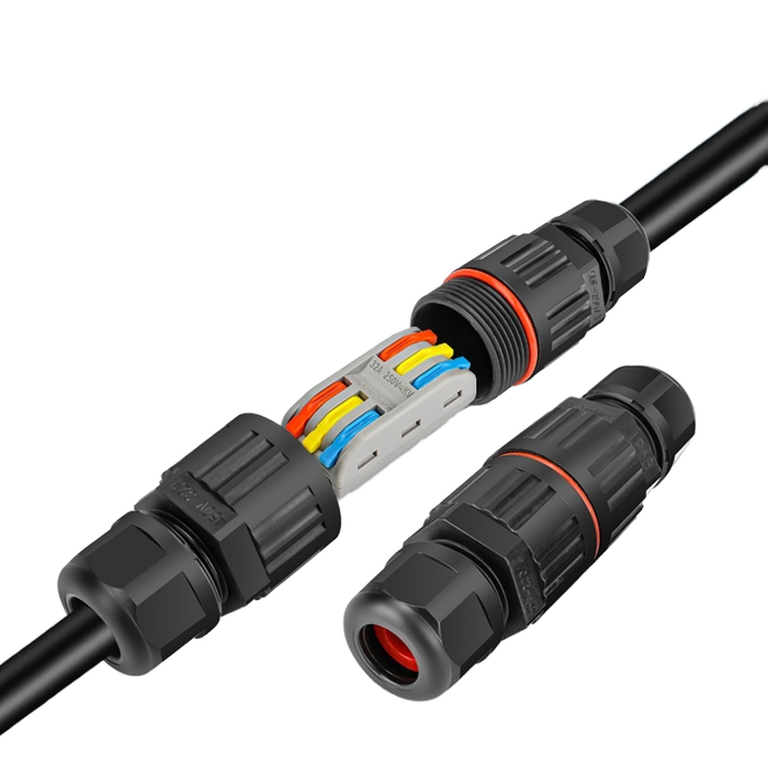 Conector Wago de Empalme Impermeable IP68 de 3 Polos para Cable Eléctrico