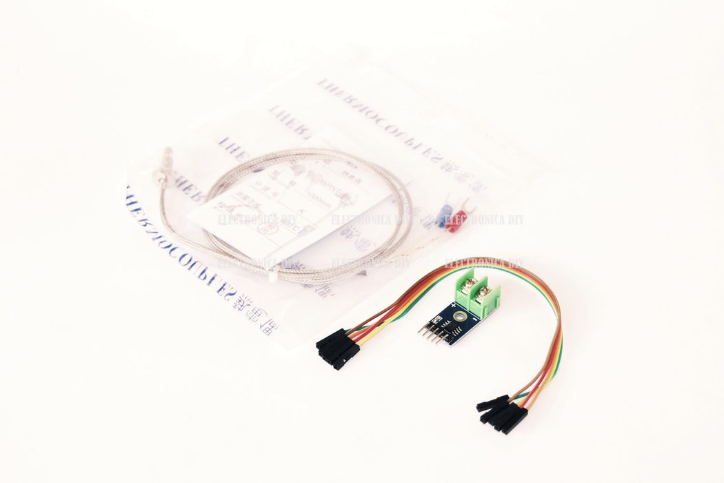 Sensor de Temperatura Termocoupla MAX6675 - Electrónica DIY Guatemala