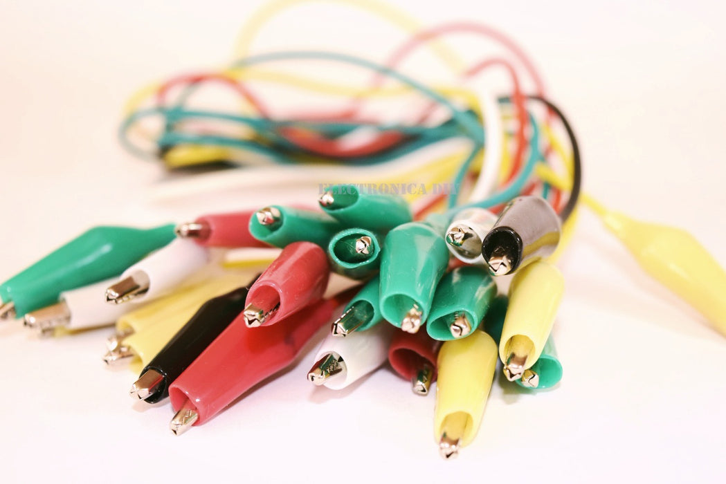 1 Cable Lagarto (de colores) - Electrónica DIY Guatemala