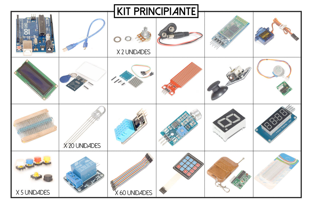 Kit principiante (Starter) - Electrónica DIY Guatemala