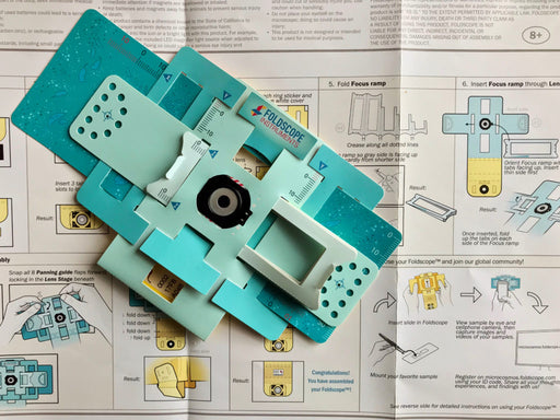 Microscopio Foldscope - Electrónica DIY Guatemala