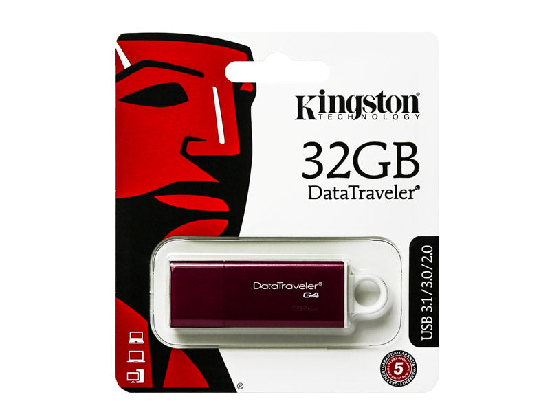 Memoria USB Kingston  32GB - Electrónica DIY Guatemala