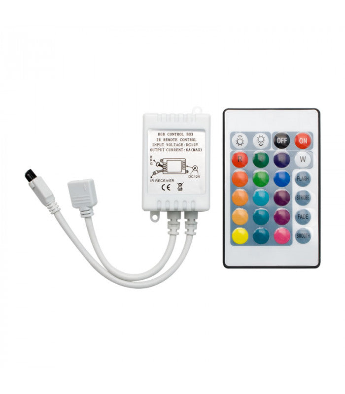 Controlador para Tira Led RGB Incluye Control Remoto Ledco – AZPro