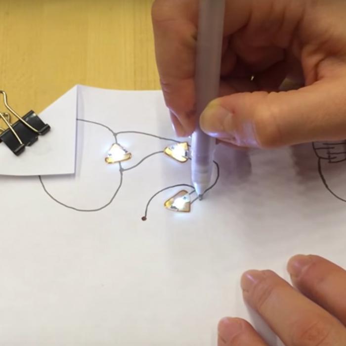 Lápiz de tinta conductiva Circuit Scribe