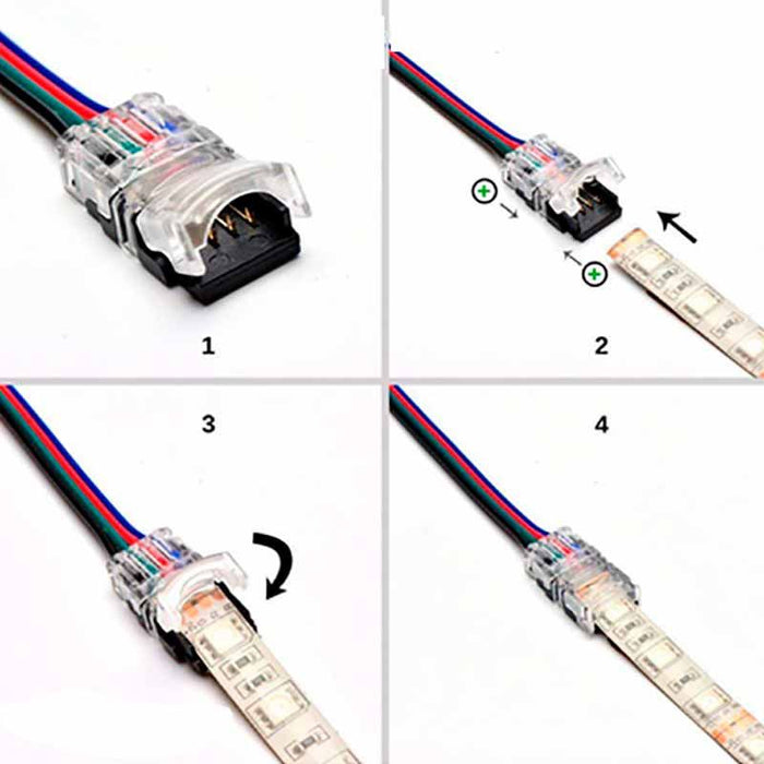 Conector tiras LED (unión)