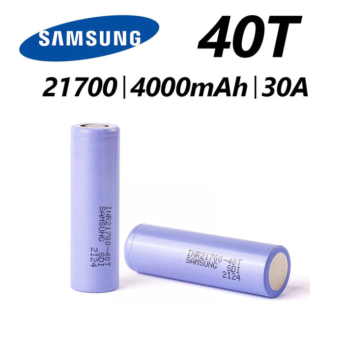 Batería Samsung 40T 21700 4,000mA 35A