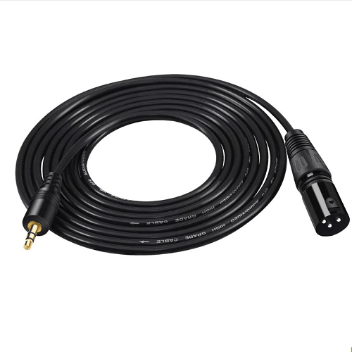 Cable XLR macho xlr / macho plug 3.5mm 7 metros